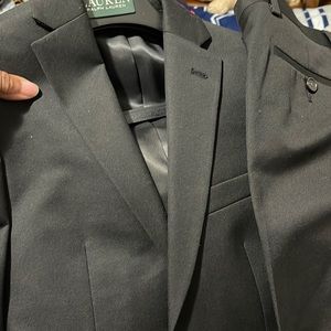 Boys Ralph Lauren black suit (10/12) like new
